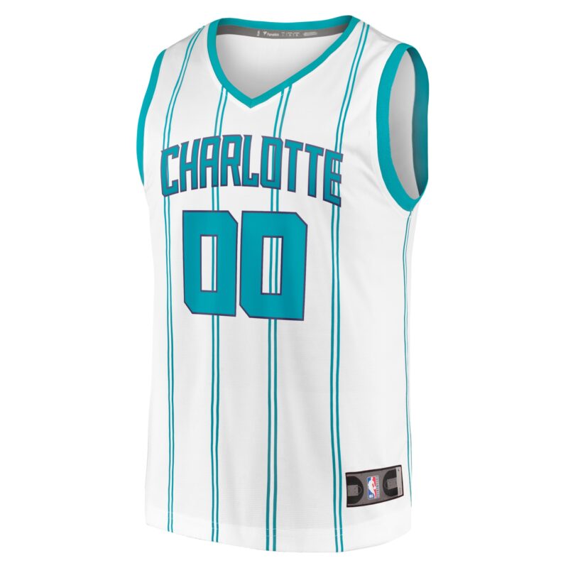 Charlotte Hornets Fast Break Custom Jersey - Association Edition - White - Image 2