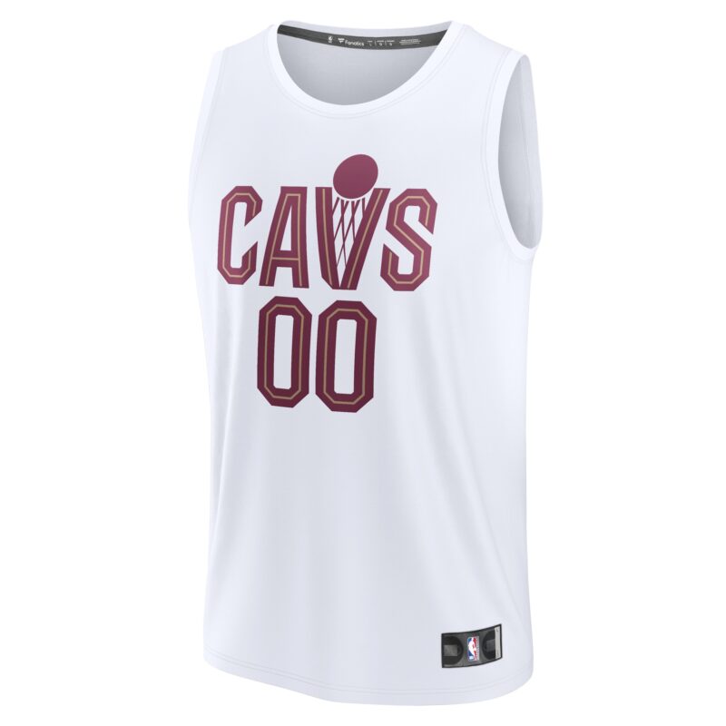Cleveland Cavaliers Fast Break Custom Jersey - Association Edition - White - Image 2