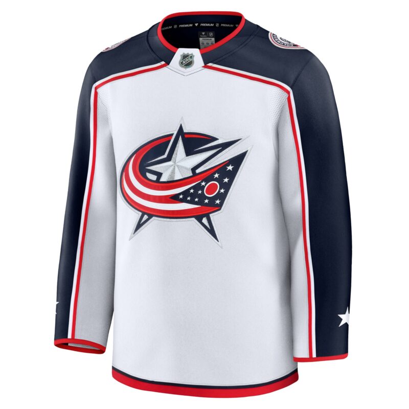Columbus Blue Jackets Away Premium Jersey - White - Image 2