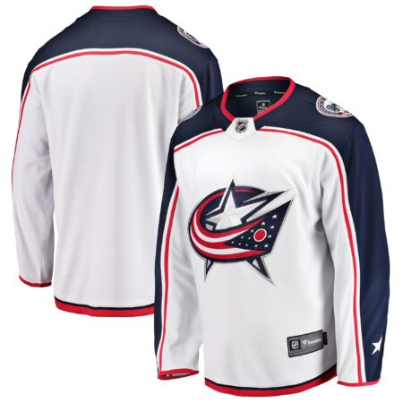 Columbus Blue Jackets Breakaway Away Jersey - White