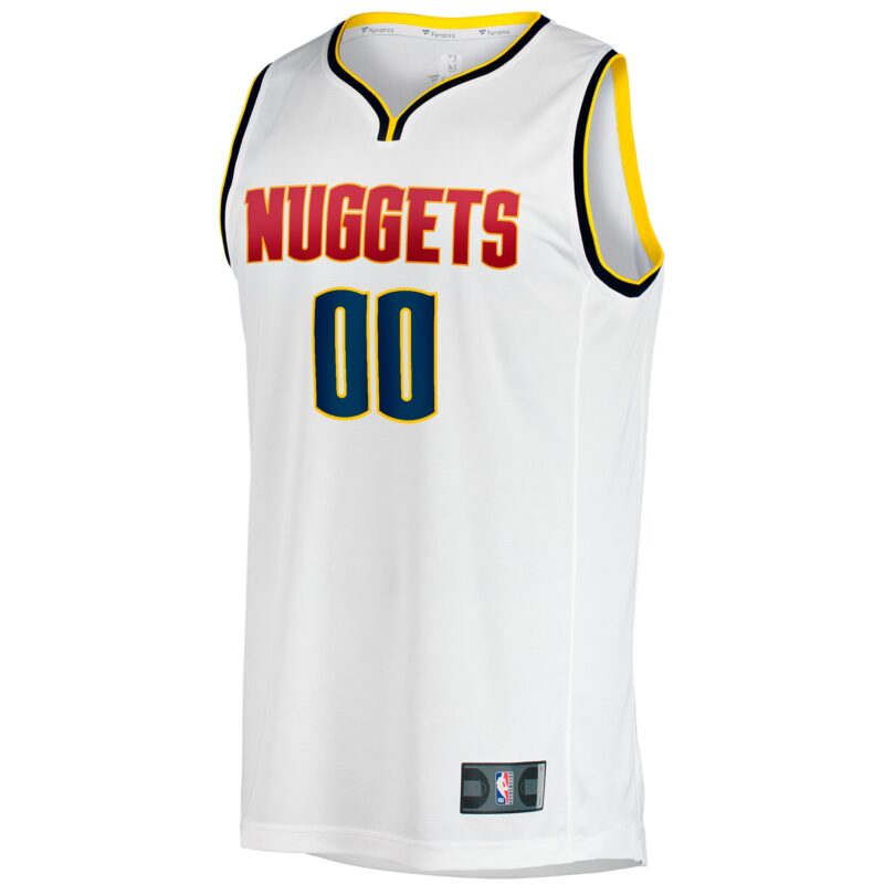 Denver Nuggets Fast Break Custom Jersey - Association Edition - White - Image 2