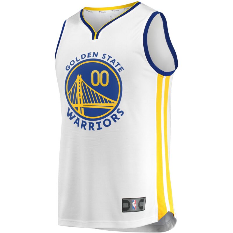 Golden State Warriors Fast Break Custom Jersey White - Association Edition - Image 2