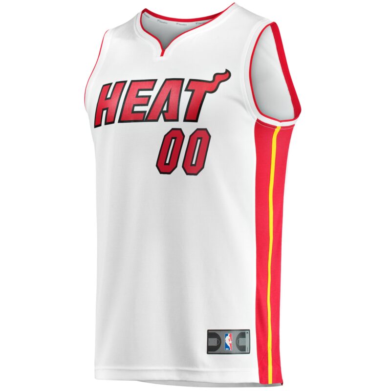 Miami Heat Fast Break Custom Jersey - Association Edition - White - Image 2
