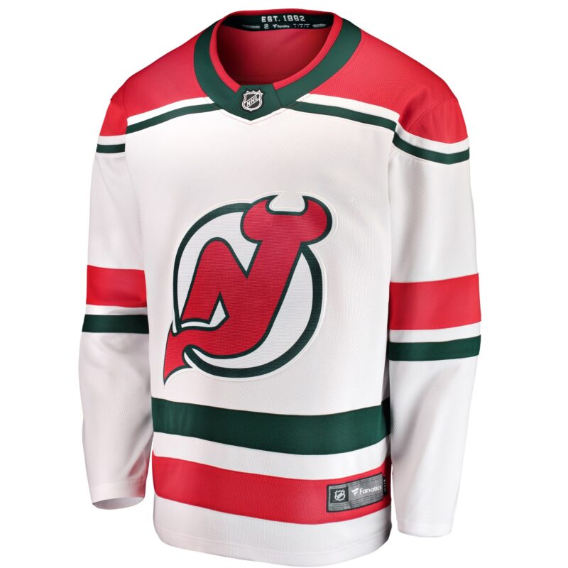 New Jersey Devils Alternate Breakaway Jersey - White - Image 2