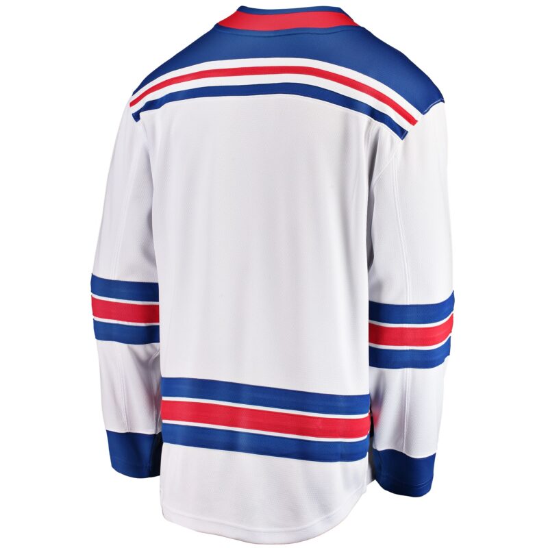 New York Rangers Breakaway Away Jersey - White - Image 3