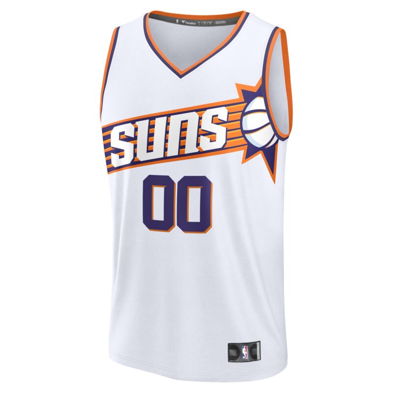 Phoenix Suns Fast Break Custom Jersey - Association Edition - White - Image 2