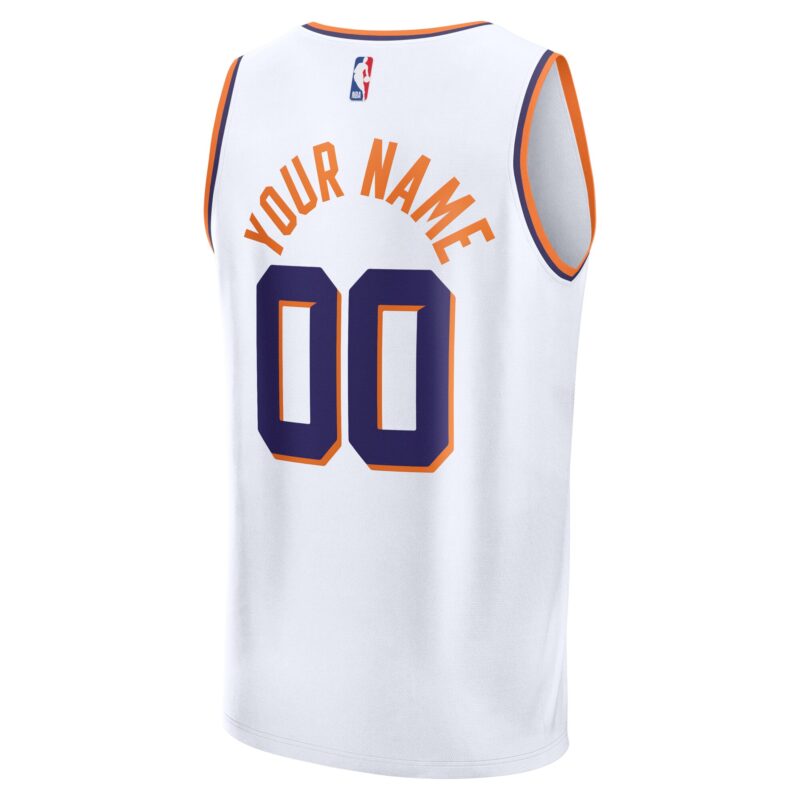 Phoenix Suns Fast Break Custom Jersey - Association Edition - White - Image 3