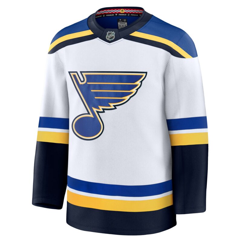 St. Louis Blues Away Premium Jersey - White - Image 2