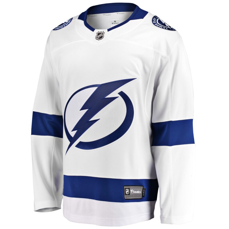Tampa Bay Lightning Breakaway Away Jersey - White - Image 2