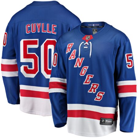 Will Cuylle New York Rangers Home Premier Breakaway Player Jersey - Blue