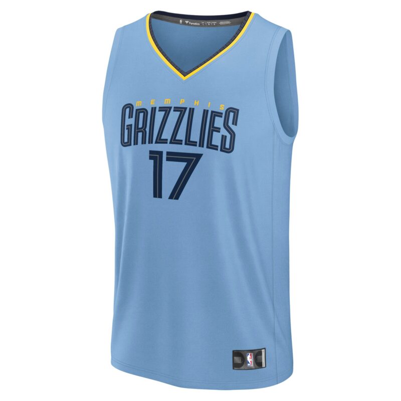 Yuki Kawamura Memphis Grizzlies Fast Break Player Jersey - Statement Edition - Light Blue - Image 2