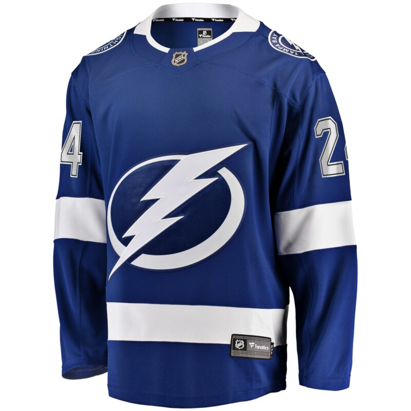 Zach Bogosian Tampa Bay Lightning Home Breakaway Player Jersey - Blue - Image 2