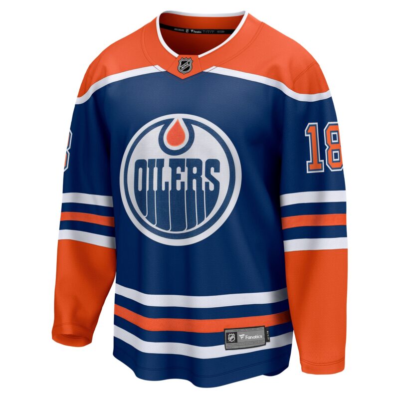 Zach Hyman Edmonton Oilers Home Breakaway Player Jersey - Royal - Image 2