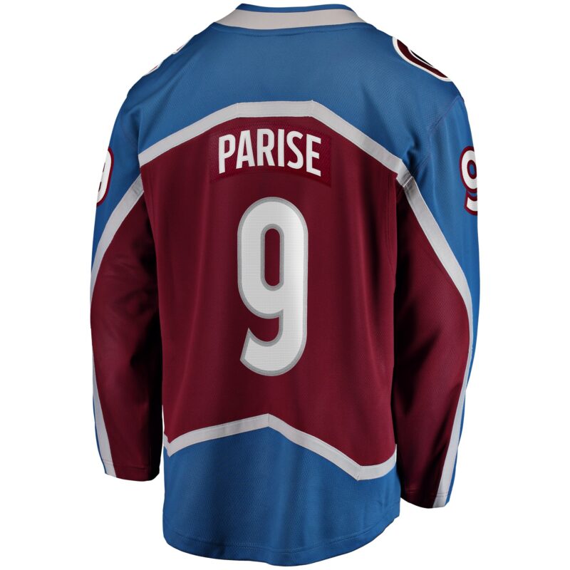 Zach Parise Colorado Avalanche Home Premier Breakaway Player Jersey - Maroon - Image 3