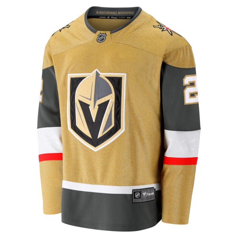 Zach Whitecloud Vegas Golden Knights Home Breakaway Jersey - Gold - Image 2