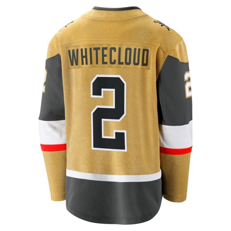 Zach Whitecloud Vegas Golden Knights Home Breakaway Jersey - Gold - Image 3