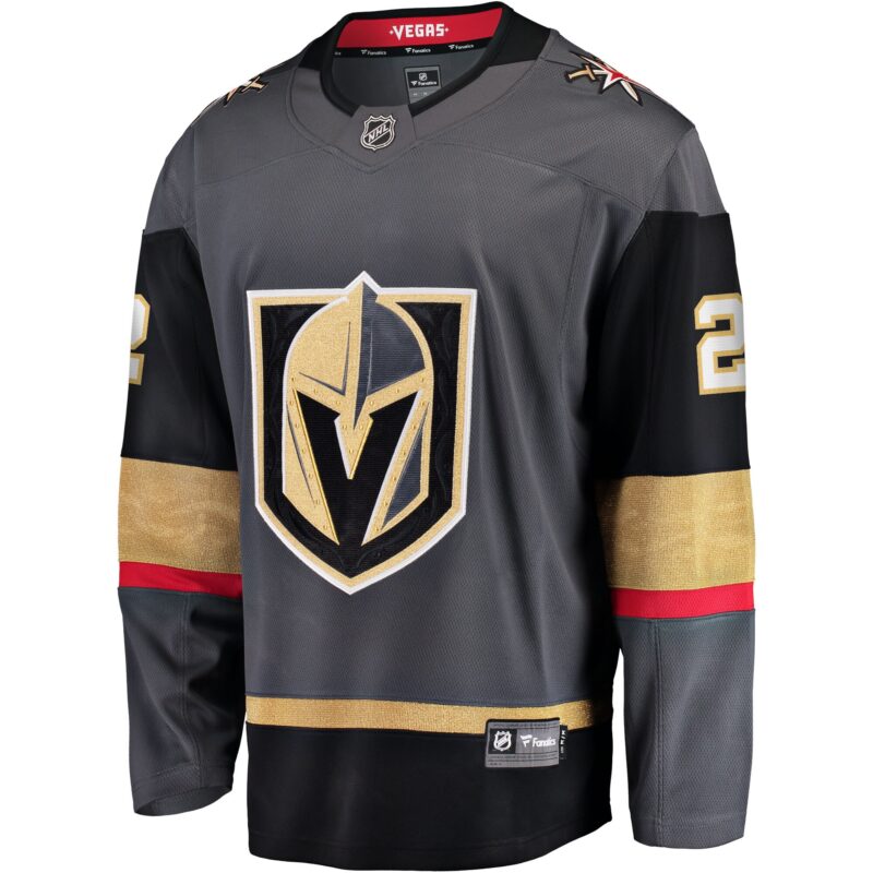 Zach Whitecloud Vegas Golden Knights Alternate Breakaway Jersey - Gray - Image 2