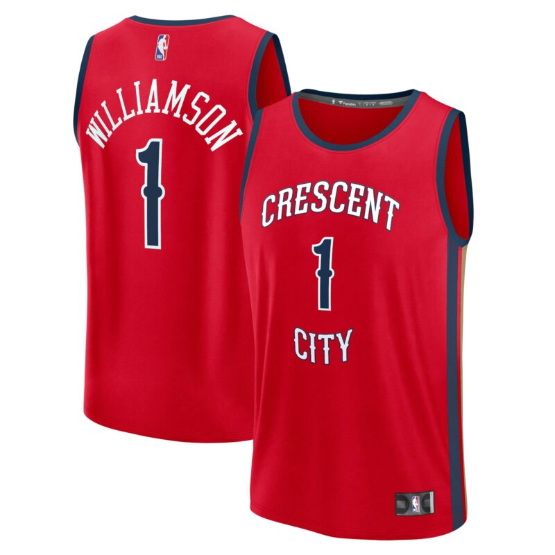 Zion Williamson New Orleans Pelicans Fast Break Player Jersey - Statement Edition - Red