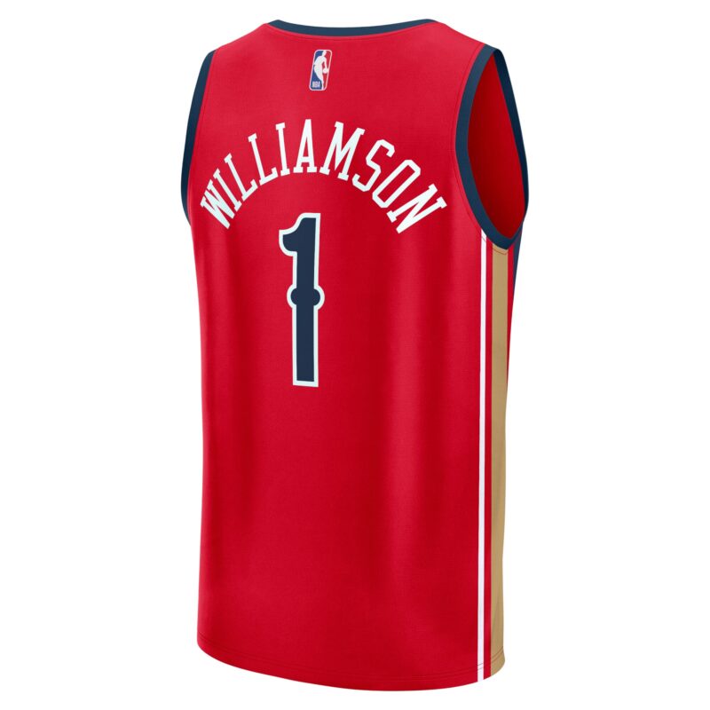 Zion Williamson New Orleans Pelicans Fast Break Player Jersey - Statement Edition - Red - Image 3