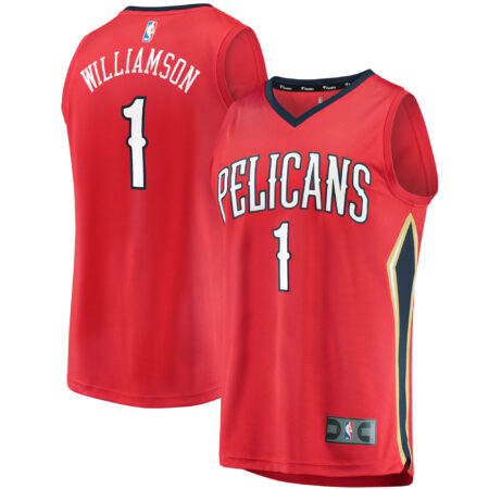 Zion Williamson New Orleans Pelicans Fast Break Jersey Red - Statement Edition
