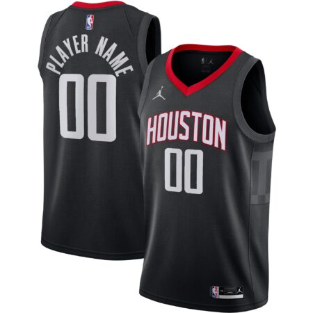 Houston Rockets Brand Swingman Custom Jersey - Statement Edition - Black