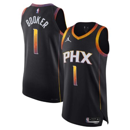 Devin Booker Phoenix Suns Brand Player Jersey - Statement Edition - Black