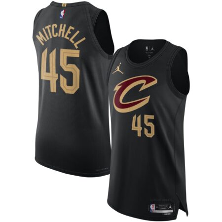 Donovan Mitchell Cleveland Cavaliers Brand Player Jersey - Statement Edition - Black