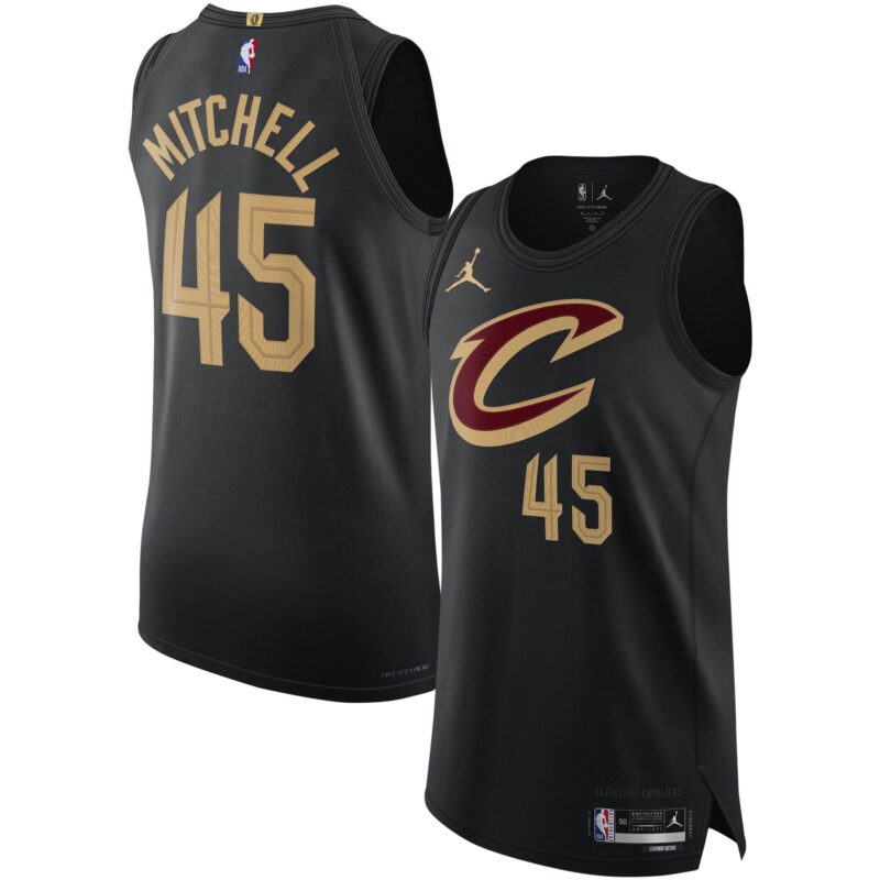 Donovan Mitchell Cleveland Cavaliers Brand Player Jersey - Statement Edition - Black