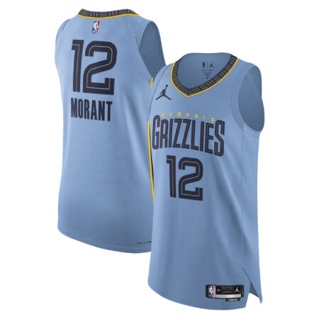 Ja Morant Memphis Grizzlies Brand Player Jersey - Statement Edition - Light Blue