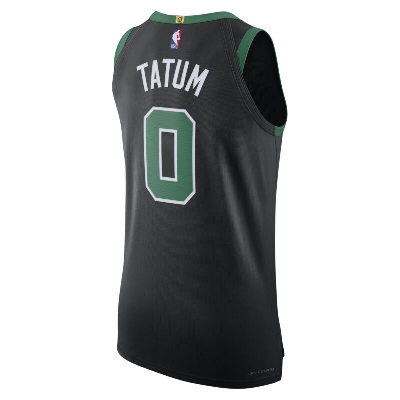Jayson Tatum Boston Celtics Brand Player Jersey - Statement Edition - Black - Image 3