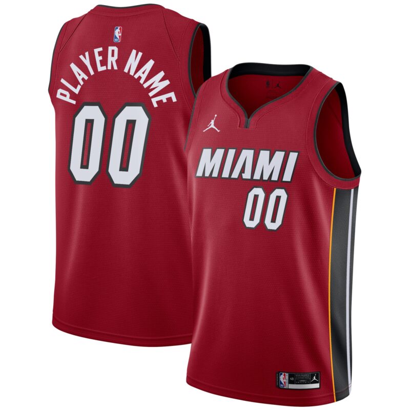 Miami Heat Brand Swingman Custom Jersey - Statement Edition - Red