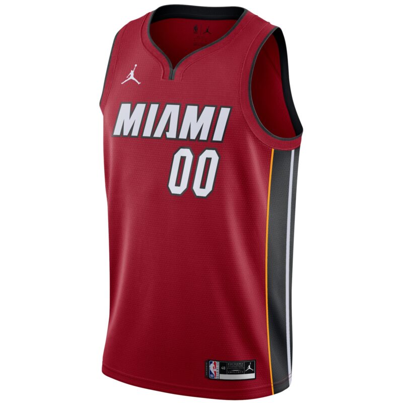 Miami Heat Brand Swingman Custom Jersey - Statement Edition - Red - Image 2