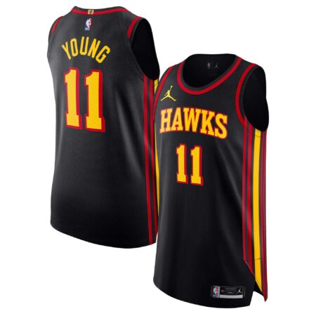 Trae Young Atlanta Hawks Brand Player Jersey - Statement Edition - Black