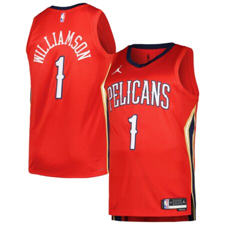Zion Williamson New Orleans Pelicans Brand Swingman Player Jersey - Statement Edition - Red