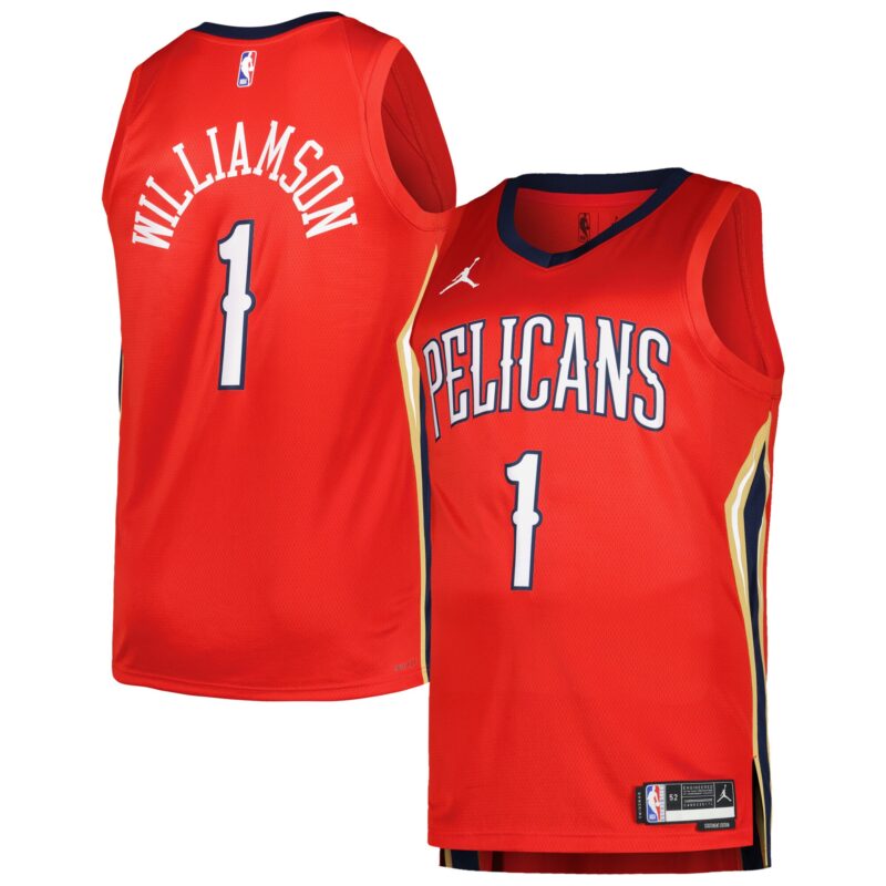 Zion Williamson New Orleans Pelicans Brand Swingman Player Jersey - Statement Edition - Red