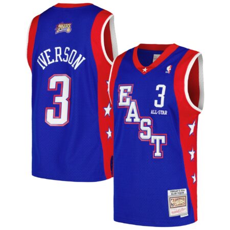 Allen Iverson Eastern Conference Mitchell & Ness Hardwood Classics 2004 Basketball All-Star Game Swingman Throwback Jersey - Royal