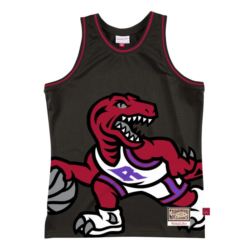 Toronto Raptors Mitchell & Ness Hardwood Classics Blown Out Fashion Jersey - Black - Image 2