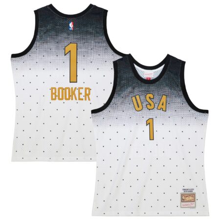 Devin Booker 2016 Basketball Rising Stars Challenge Mitchell & Ness Hardwood Classics Swingman Jersey - White