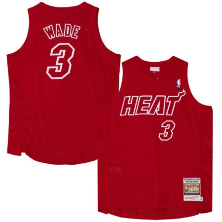 Dwyane Wade Miami Heat Mitchell & Ness 2012 Player Jersey - Scarlet
