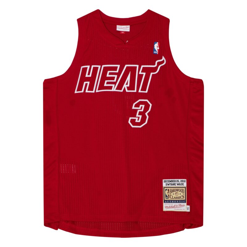 Dwyane Wade Miami Heat Mitchell & Ness 2012 Player Jersey - Scarlet - Image 2
