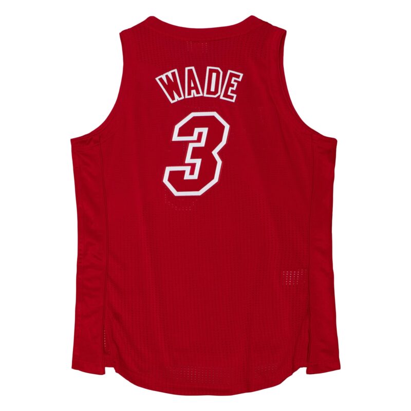 Dwyane Wade Miami Heat Mitchell & Ness 2012 Player Jersey - Scarlet - Image 3