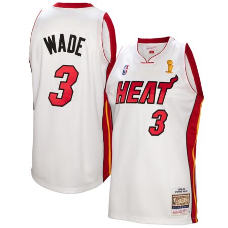 Dwyane Wade Miami Heat Mitchell & Ness 2005-06 Player Jersey - White