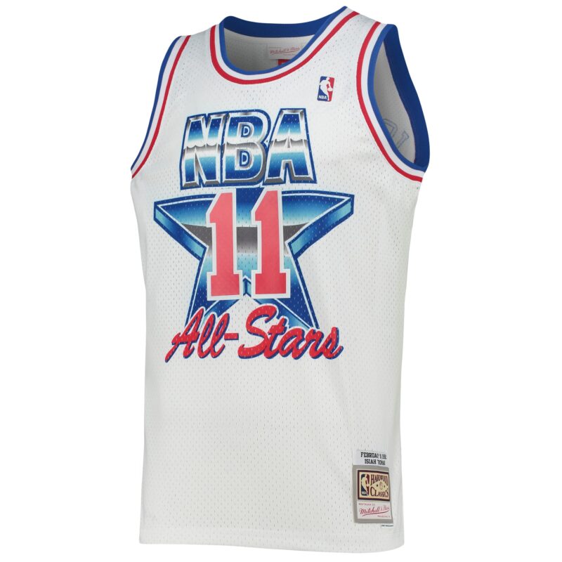 Isiah Thomas Eastern Conference Mitchell & Ness Hardwood Classics 1992 Basketball All-Star Game Swingman Jersey - White - Image 2