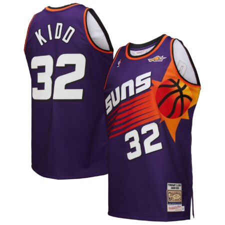 Jason Kidd Phoenix Suns Mitchell & Ness 2000 Basketball All-Star Game Jersey - Purple
