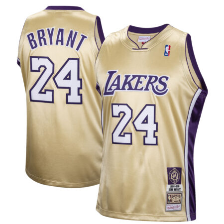 Kobe Bryant Los Angeles Lakers Mitchell & Ness Hall of Fame Class of 2020 #24 Hardwood Classics Jersey - Gold