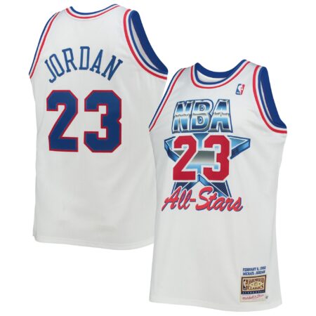 Michael Eastern Conference Mitchell & Ness Hardwood Classics 1992 Basketball All-Star Game Jersey - White