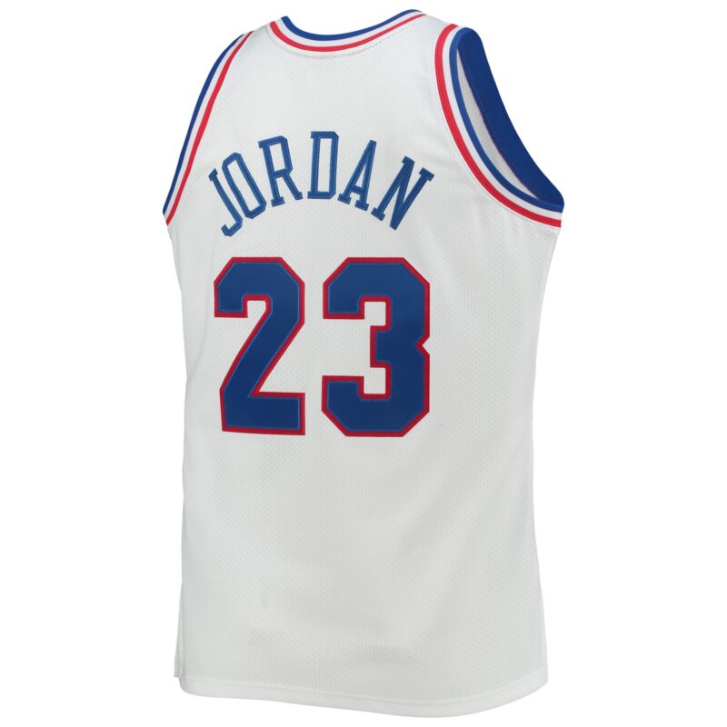 Michael Eastern Conference Mitchell & Ness Hardwood Classics 1992 Basketball All-Star Game Jersey - White - Image 3