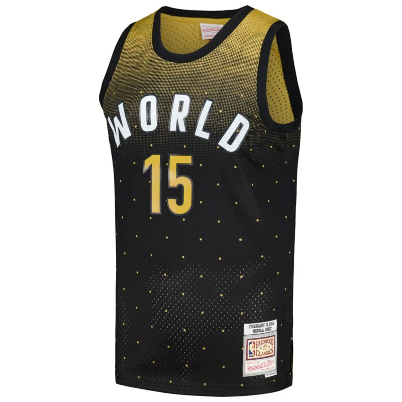 Nikola Jokic 2016 Basketball Rising Stars Challenge Mitchell & Ness Hardwood Classics Swingman Jersey - Black - Image 2