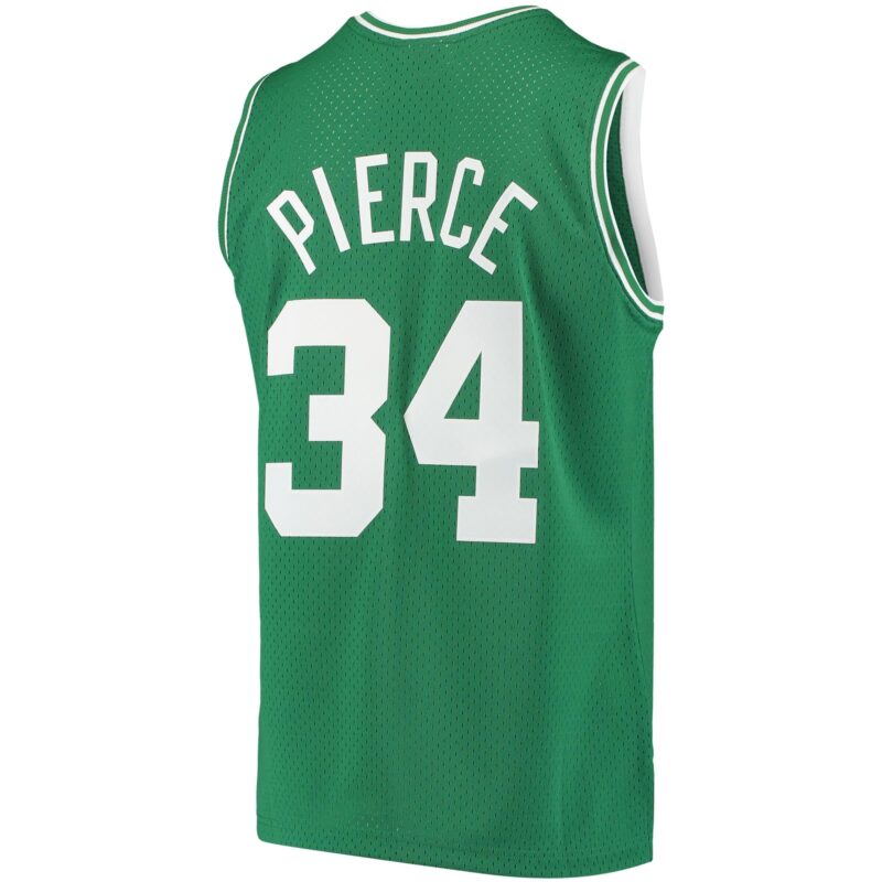 Paul Pierce Boston Celtics Mitchell & Ness Hardwood Classics Swingman Jersey - Kelly Green - Image 3