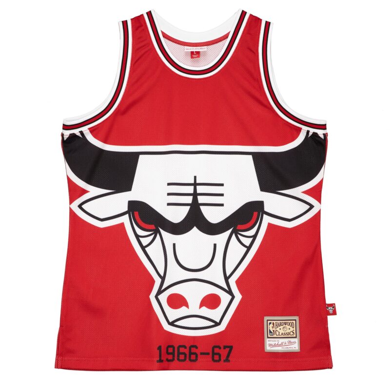 Chicago Bulls Mitchell & Ness Hardwood Classics Blown Out Fashion Jersey - Red - Image 2
